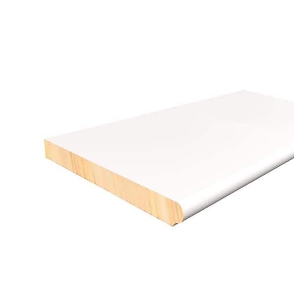 11/16 in. D x 7-1/4 in. W x 96 Primed Pine Finger Joint Wood Stool Moulding