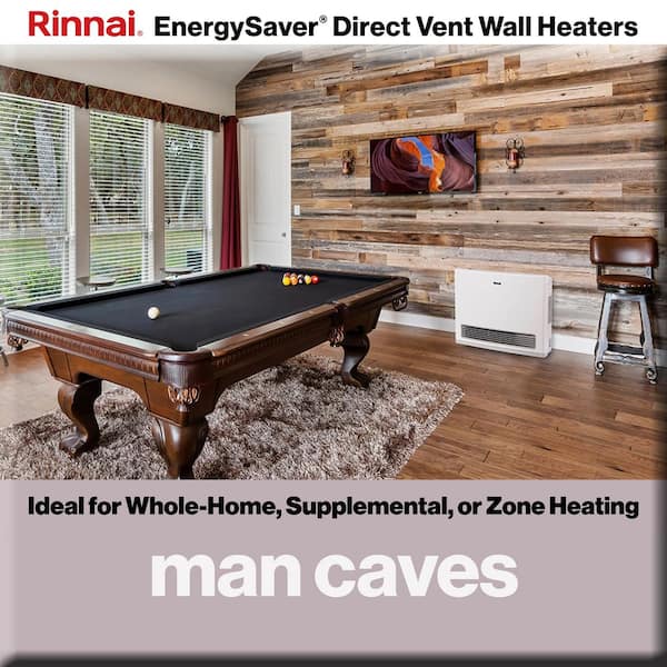 Rinnai EnergySaver 8,000 BTU Direct Vented Wall Furnace Propane