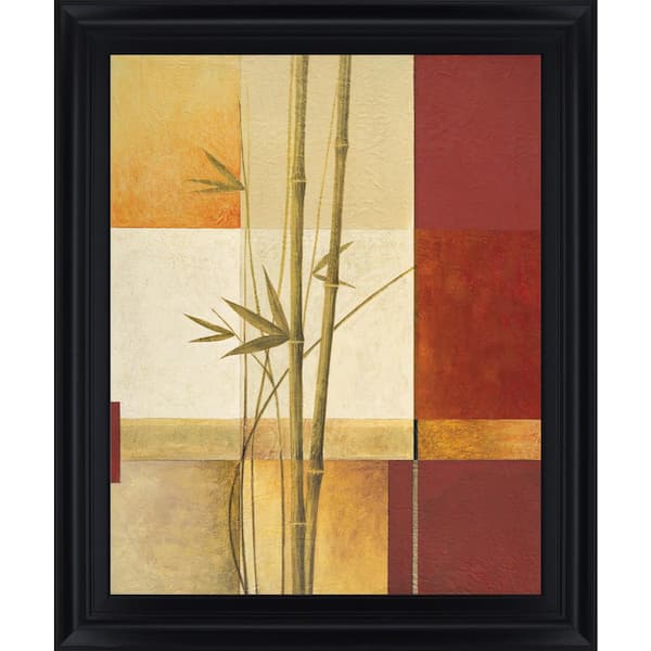 Classy Art 28 In X 34 In Contemporary Bamboo Il By Estudio Arte Framed Print Wall Art 5132