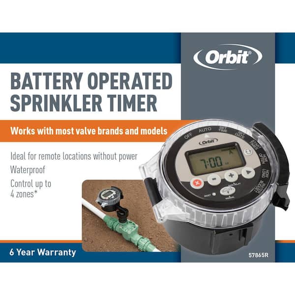 Battery Operated Irrigation Controller without Valve