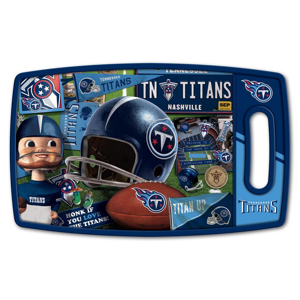 NFL Tennessee Titans Retro Series Polypropyene Cutting Board