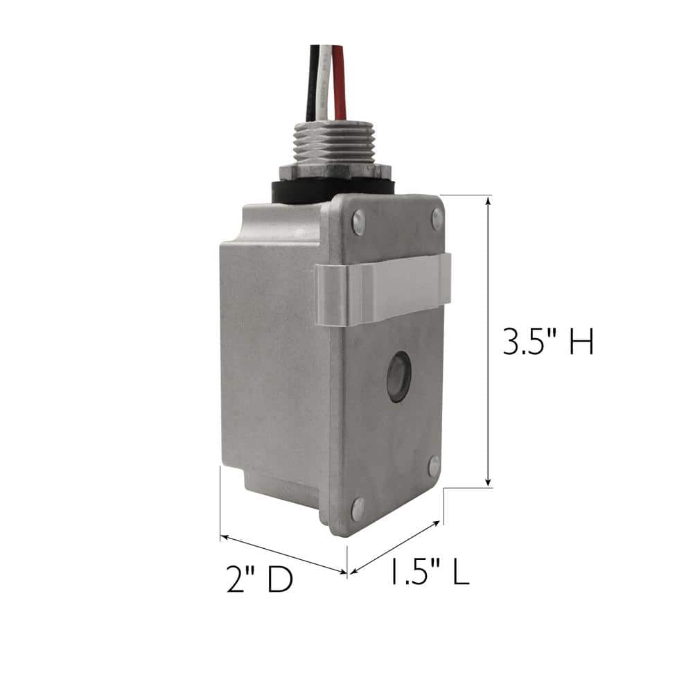 Aluminum Stem Mount 120-Volt Outdoor Photocontrol Sensor