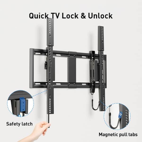 PERLESMITH Tilt Extend and Swivel TV Wall Mount for 42-100 in. TVs