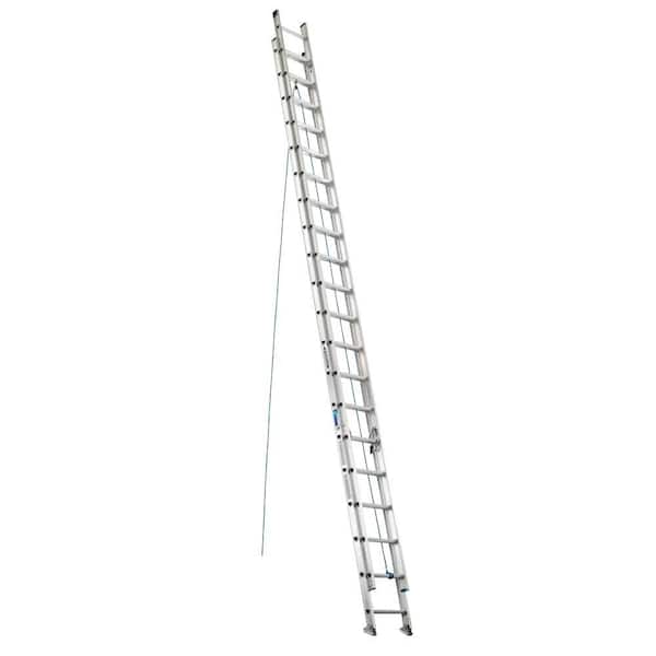 Werner 40 ft. Aluminum Extension Ladder (37 ft. Reach Height) with 250 lb.  Load Capacity Type I Duty Rating D1340-2 - The Home Depot