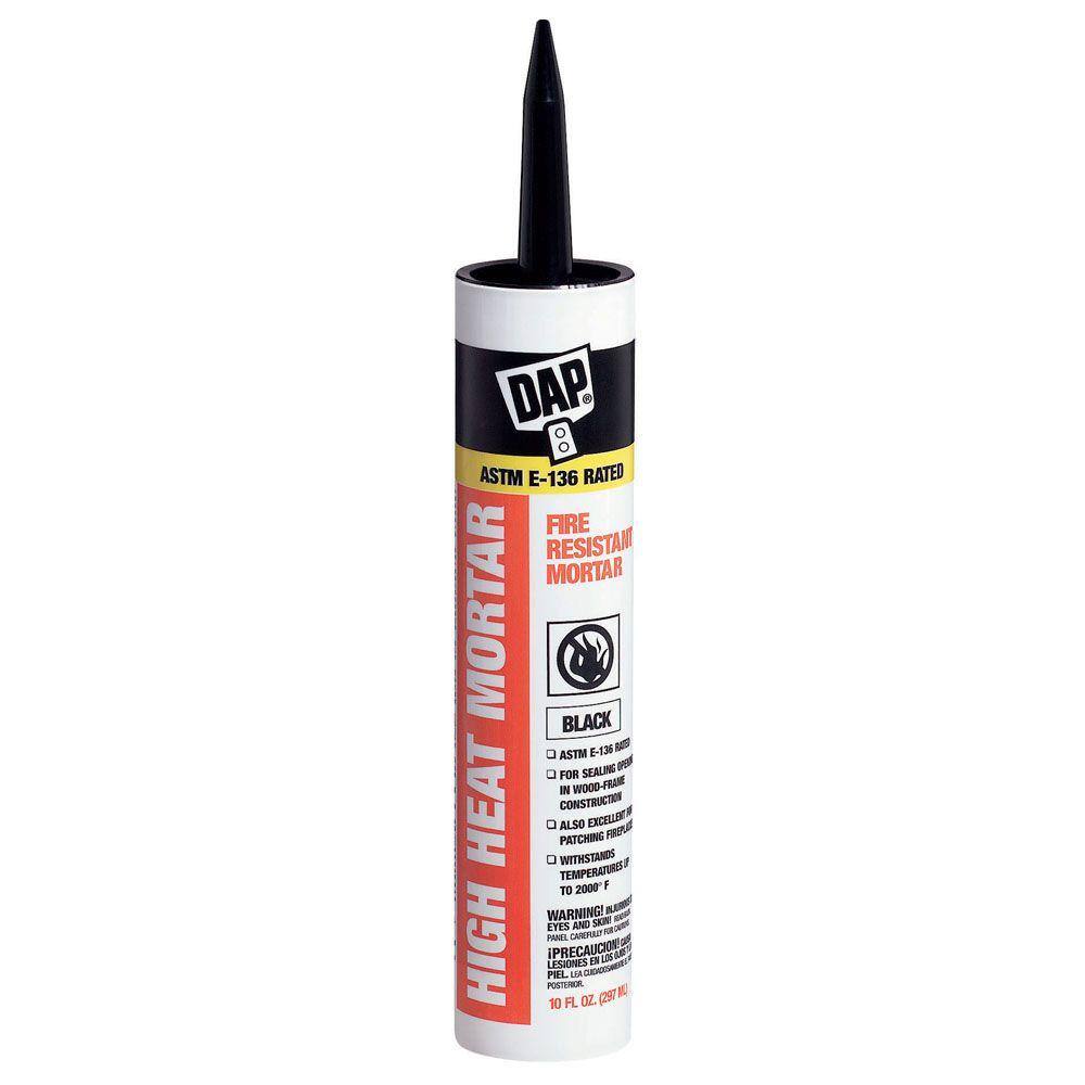 Dap 10 1 Oz Black High Heat Mortar Sealant 12 Pack 7079818854 The Home Depot