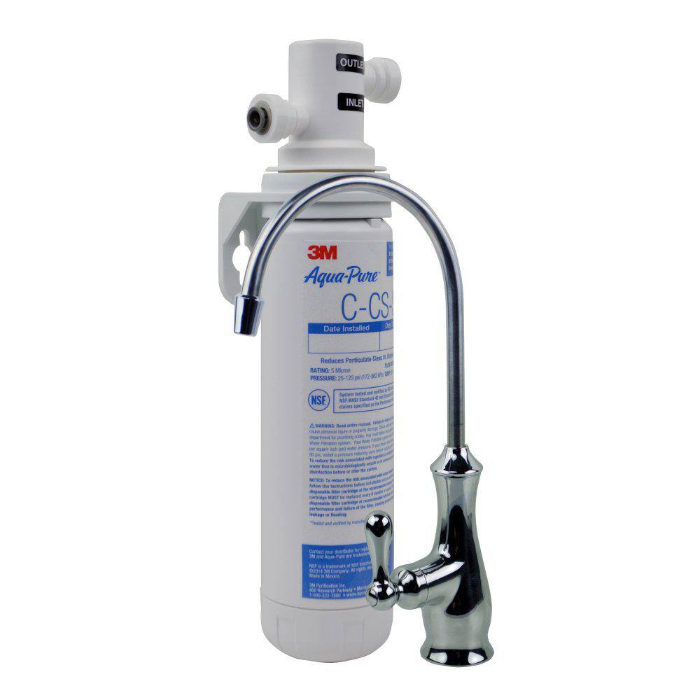 3m Aqua Pure Easy Complete Series Under Sink Dedicated Faucet Replacement Water Filter System 5099