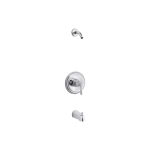 1-Handle Rite-Temp Bath and Shower Valve Trim Kit in Polished Chrome (Valve Not Included)