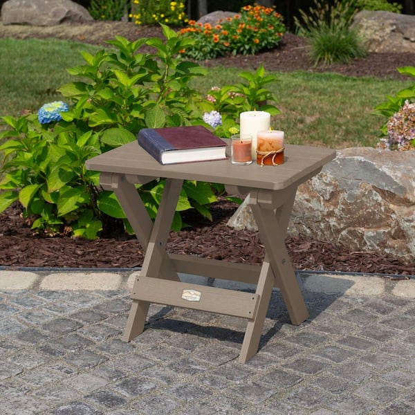 Highwood The Essential Folding Rectangular Plastic Side Table