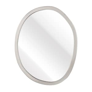 Morningside 21 in. W x 26 in. H Metal Nickel Wall Mirror