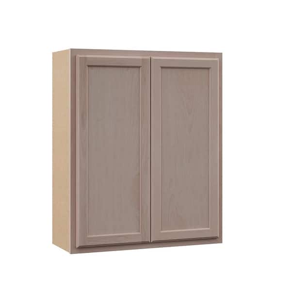 Hampton Bay Assembled 30 In X, Unfinished Wall Cabinet