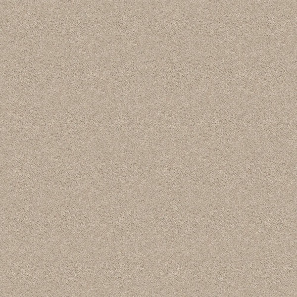 Alpine - Grace - Beige 15 ft. 17.3 oz. Polyester Texture Carpet - Installation Required