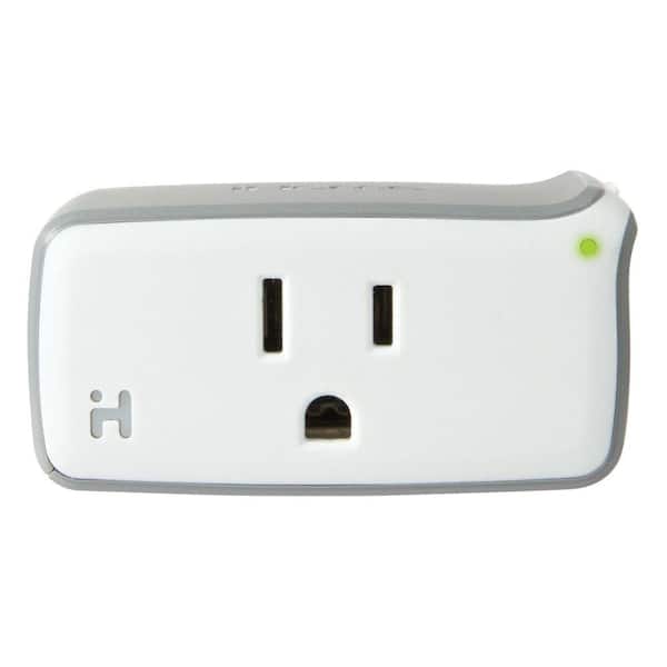 iHome 1800-Watt 120-Volt AC 60Hz 15 Amp Load Smart Plug, White