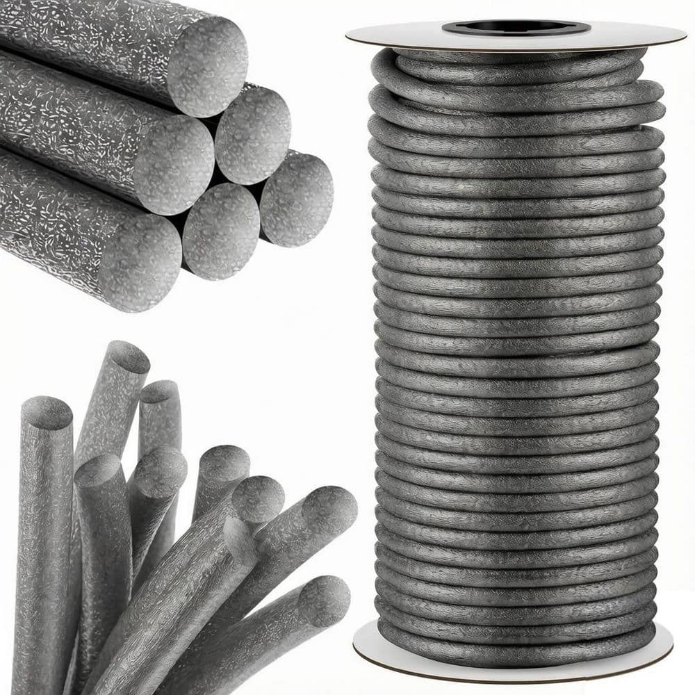 1/2 in. x 100 ft. Backer Rod, Concrete Filler Rope for Weather Stripping Door Seal, Bulk Foam Backing Rod, Gray price history on PriceWatchPro
