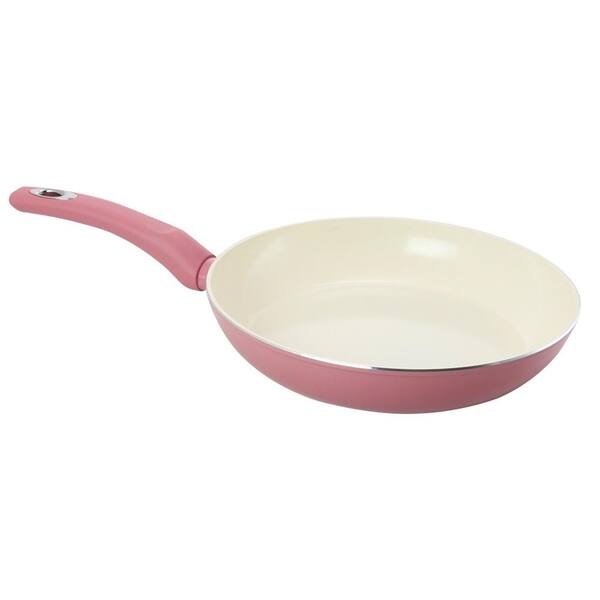 Gibson Home Plaza Cafe 11.25 in. Aluminum Nonstick Frying Pan in Lavender