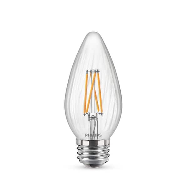 24x 25W CLEAR CANDLE DIMMABLE TUNGSTEN FILAMENT LIGHT BULBS; SES SCREW E14 LAMP