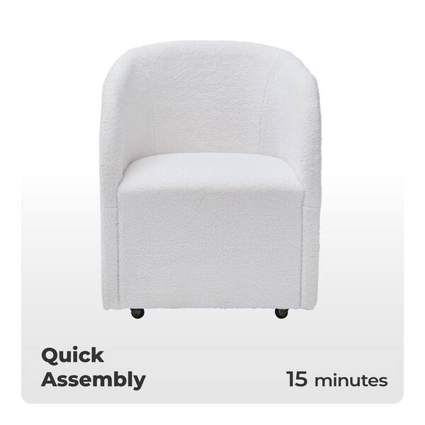 Signature DESIGN BY ASHLEY Rowanbeck White Polyester with Cushion