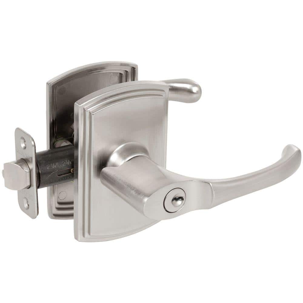 Italian Collection Artino Satin Nickel Bed/Bath Door Handle