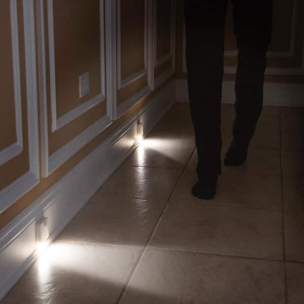 2Pack Motion Sensor Light Night LED Lamp Indoor Battery Powered Adhesive Sticker 