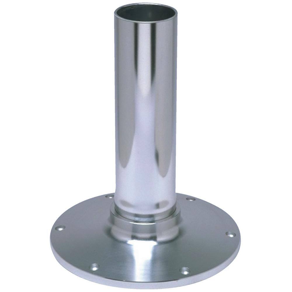 UPC 038203754338 product image for Garelick 24 in. Fixed Height 2.875 Seat Base, Smooth Stanchion, Satin Anodized F | upcitemdb.com