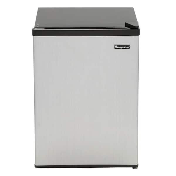 Magic Chef 2.4 cu. ft. Mini Refrigerator in Stainless Look