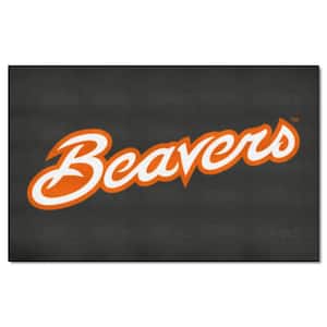 Oregon State Beavers Black 5 ft. x 8 ft. Ulti-Mat Area Rug