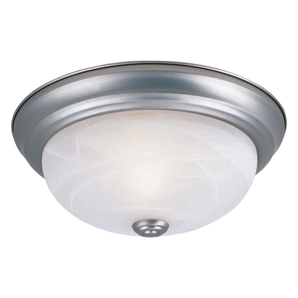 Designers Fountain 11 inch 2-Light Pewter Flush Mount Ceiling Light  1257S-PW-AL