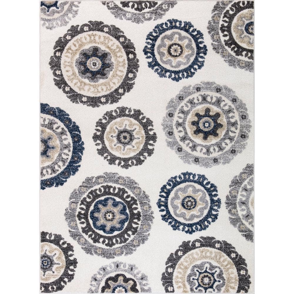 Charlotte Collection Oasis Ivory 7 ft. 10 in. x 9 ft. 10 in. Area Rug price history on PriceWatchPro