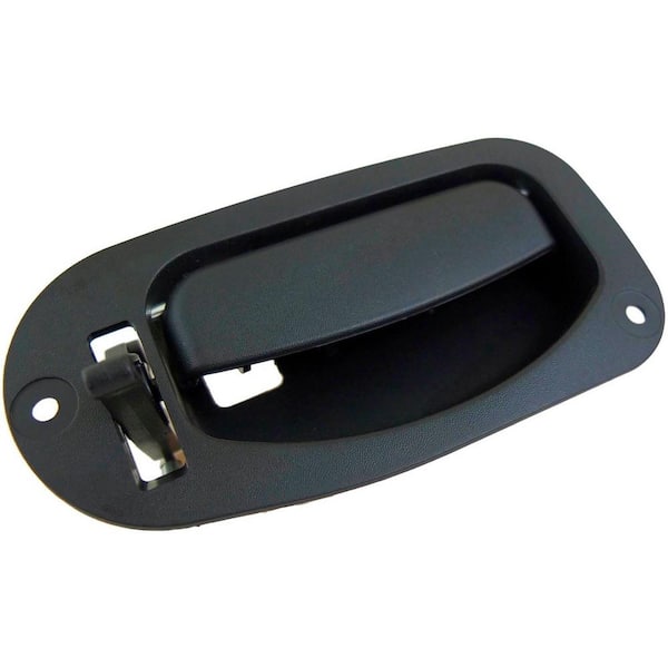 Unbranded Interior Door Handle Rear Left Textured Black Super Cab
