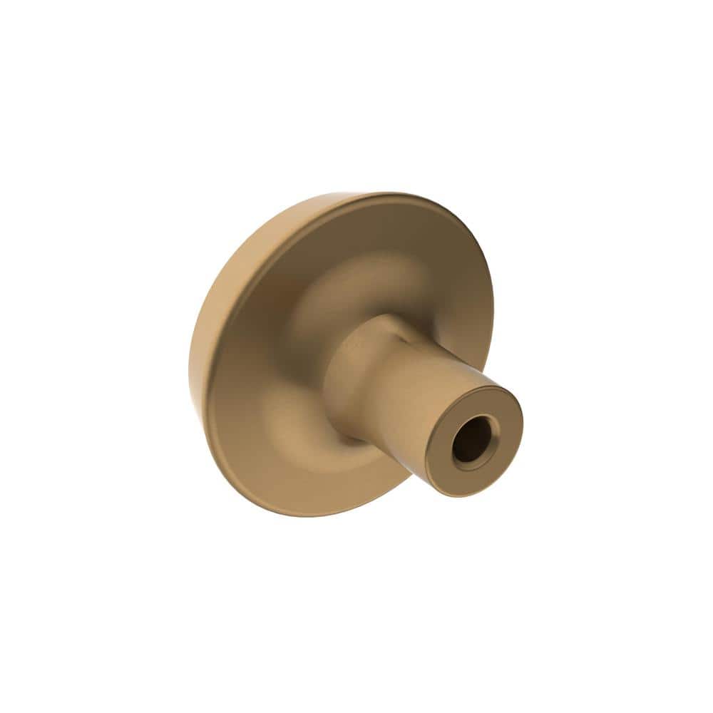 Champagne Bronze Round Modern Cabinet Knob with Mounting Hardware