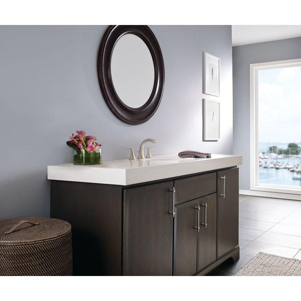 Darcy 8 in. Widespread 2-Handle High-Arc Bathroom Faucet in Brushed Nickel