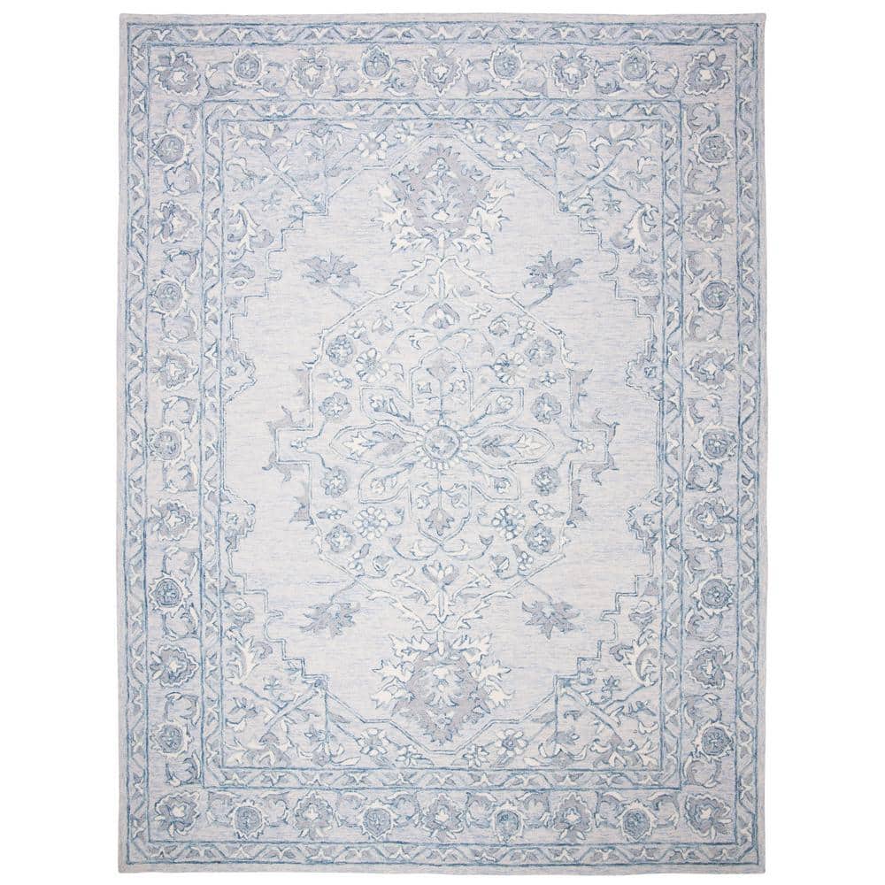 SAFAVIEH Micro-Loop Light Blue/Ivory 8 ft. x 10 ft. Border Area Rug MLP504M-8 - The Home Depot SAFAVIEH Micro-Loop Light Blue/Ivory 8 ft. x 10 ft. Border Area Rug MLP504M-8 - The Home Depot