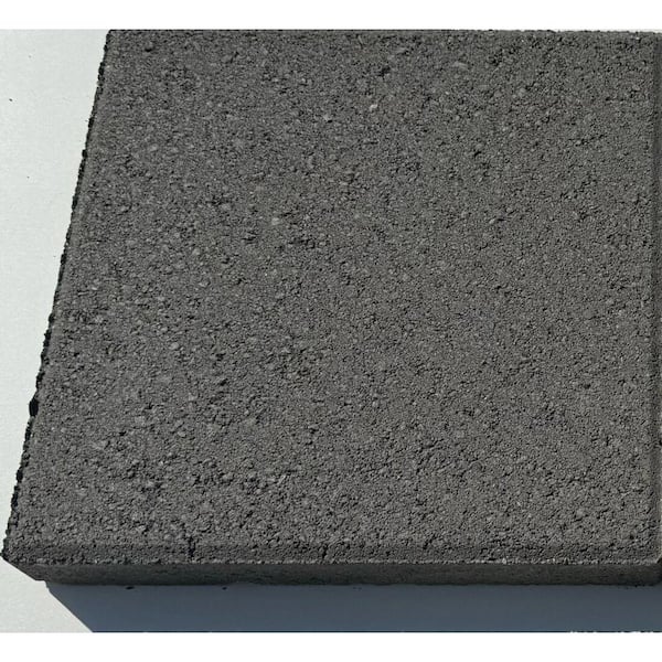 Oldcastle 11.75 in. x 11.75 in. x 1.5 in. Black Concrete Step Stone