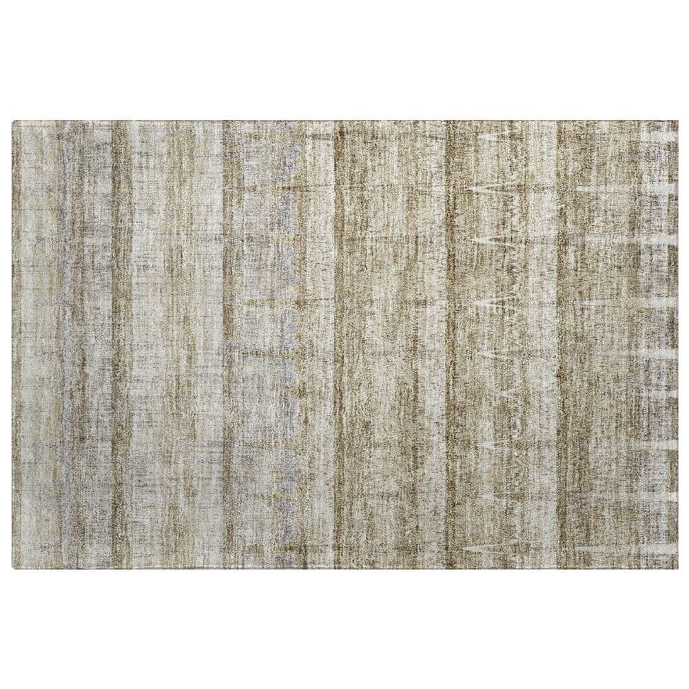 Dream Shag Premium Machine Washable Abstract ADS629 Taupe 3 ft. x 4 ft. Area Rug price history on PriceWatchPro
