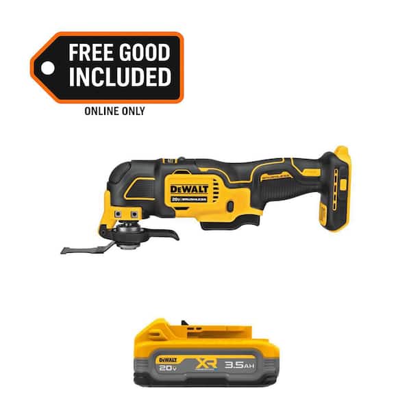 ATOMIC 20V MAX Lithium-Ion Cordless Brushless Oscillating Multi Tool with POWERSTACK 3.5 Ah Battery Pack