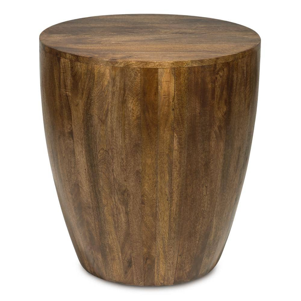 Poly And Bark Goa Side Table In Walnut Hd-lr-570-wal - The Home Depot