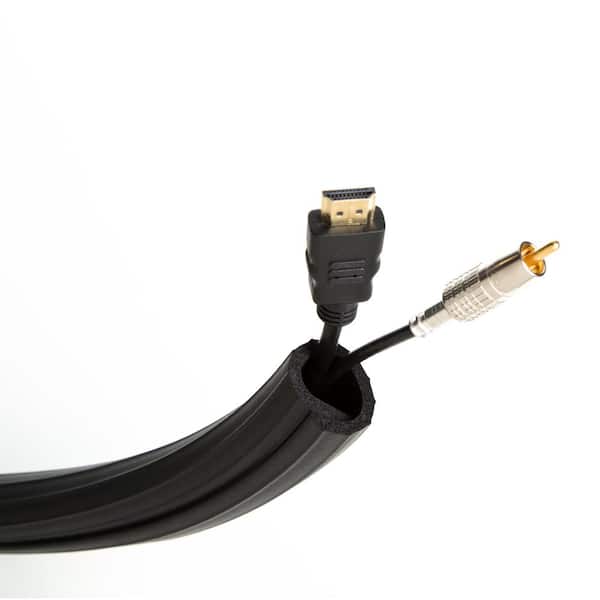 12 ft. Flexi Cable Wrap in Black