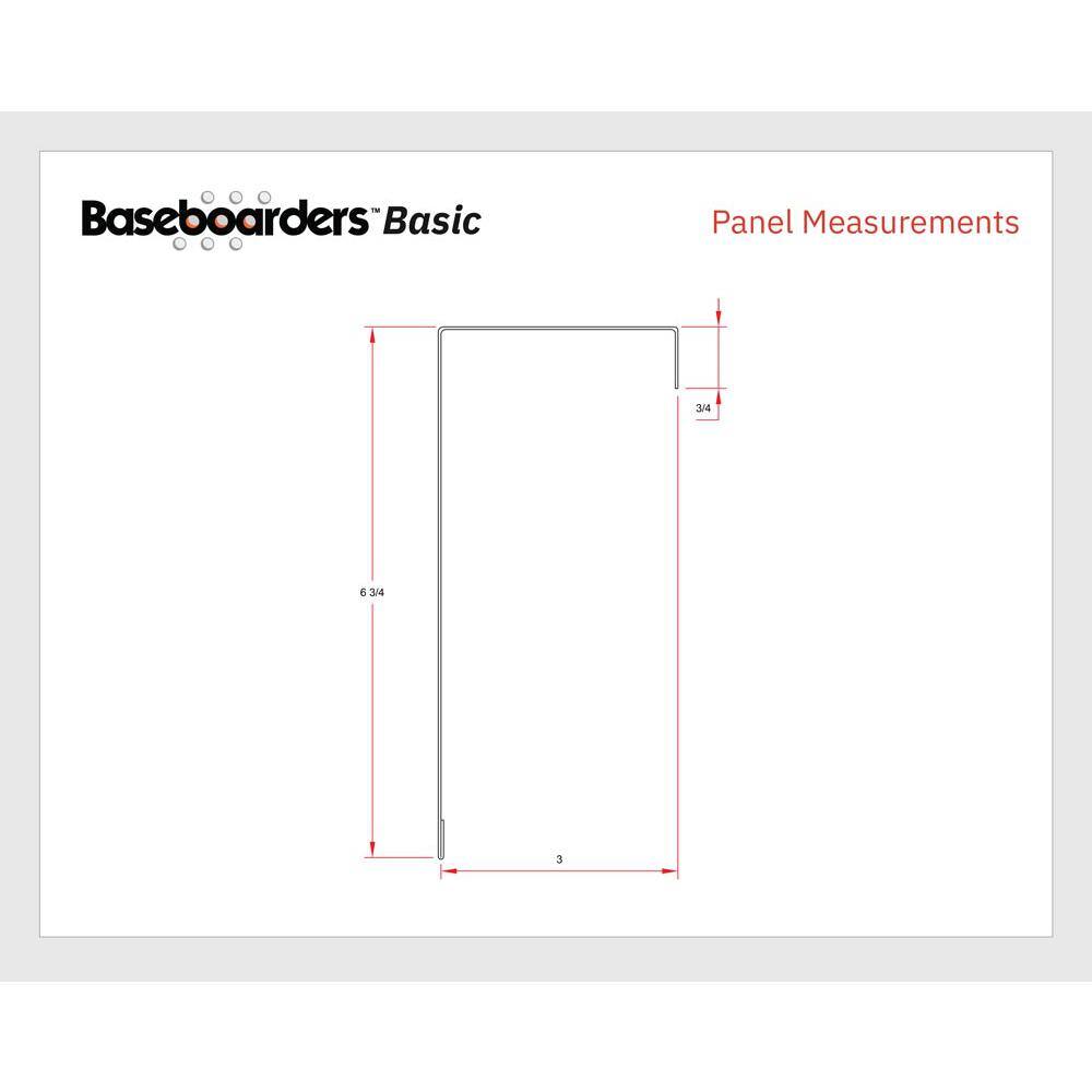 White 3-ft Galvanized Steel Slip-On Baseboard Heater Cover