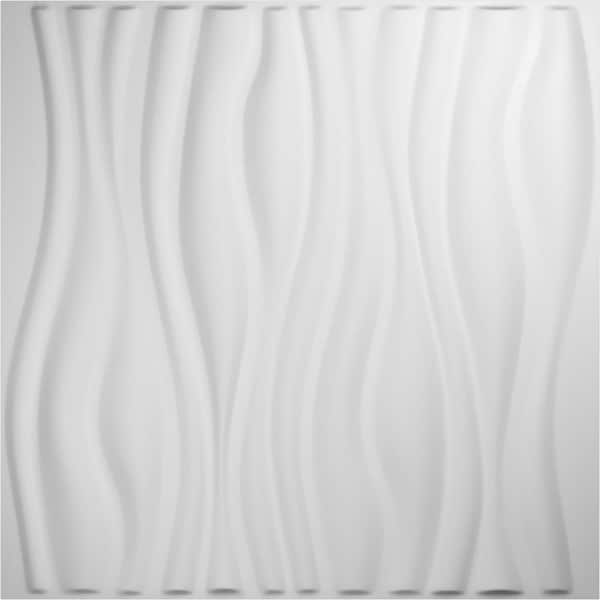 Ekena Millwork 19 5/8"W x 19 5/8"H Leandros EnduraWall Decorative 3D Wall Panel Covers 26.75 Sq. Ft. (10-Pack for 26.75 Sq. Ft.)