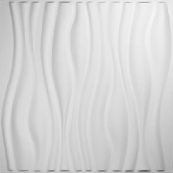 Ekena Millwork 19 5/8"W x 19 5/8"H Leandros EnduraWall Decorative 3D Wall Panel Covers 32.1 Sq. Ft. (12-Pack for 32.1 Sq. Ft.)