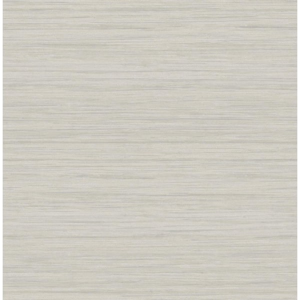 SCOTT LIVING Barnaby Light Grey Faux Grasscloth Light Grey Paper Strippable Roll (Covers 56.4 sq. ft.)