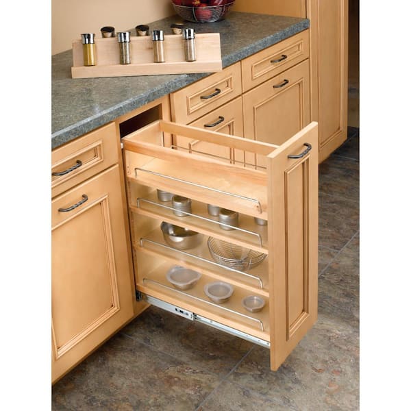 Rev A Shelf Spice Rack Insert For 448, Cabinet Spice Rack Pull Out