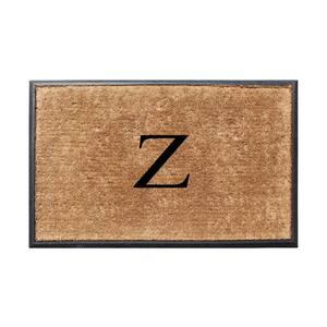 A1HC First Impression 30 in. x 48 in. Rubber and Coir Molded Double Monogrammed Door Mat