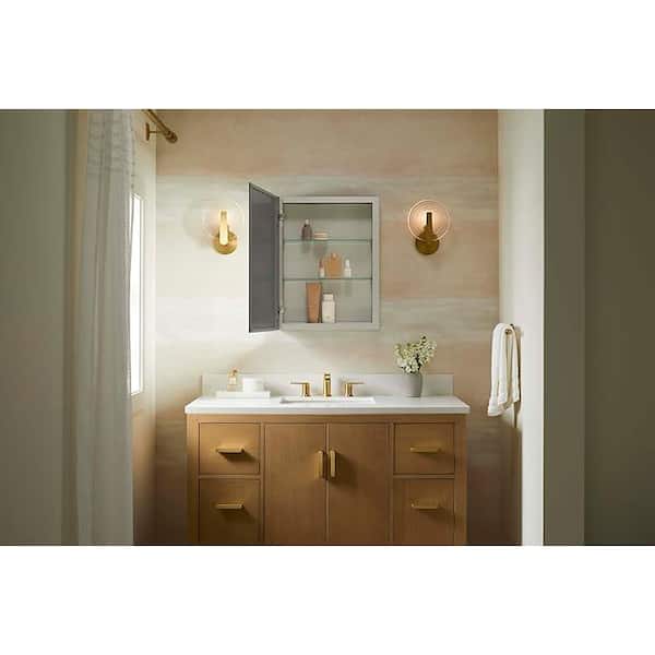 KOHLER Embark Slim 16 in. W x 20 in. H Rectangular Medicine Cabinet with Mirror