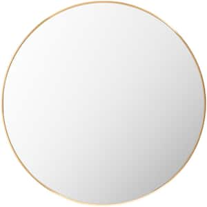 Aranya 40 in. x 40 in. Gold Framed Decorative Mirror