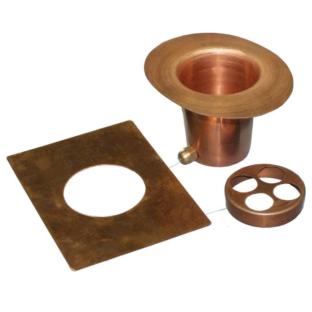 Monarch Rain Chains Monarch Rain Chain Installation Kit in Pure Copper