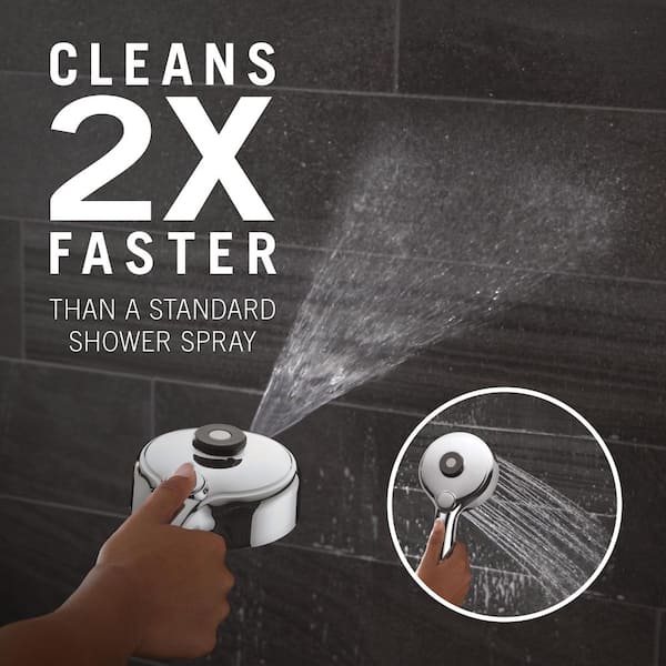 Delta PivotPro ProClean 3-in-1 6-Spray Wall Mount Dual Fixed and