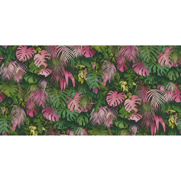 Advantage Botanical Pink Wallpaper Sample