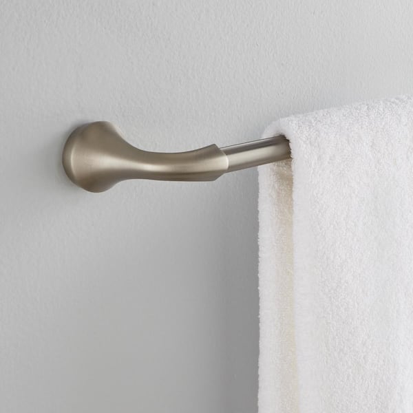 Eva 24 in. Towel Bar in Brushed Nickel
