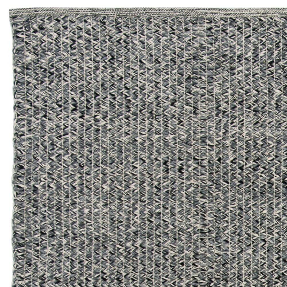 Montauk 6' x 6' Gray Cotton Handmade Reversible Rug