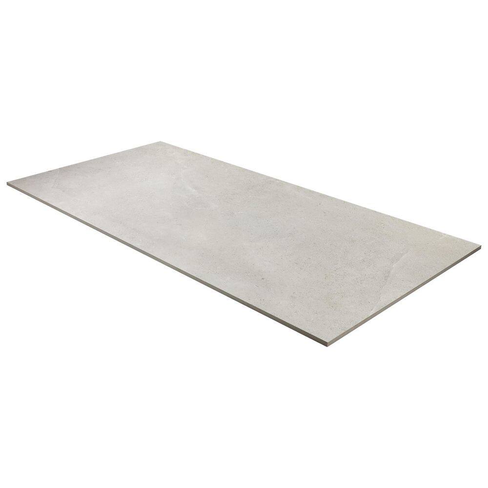 Large Format Light Gray Matte Porcelain Floor and Wall Tile